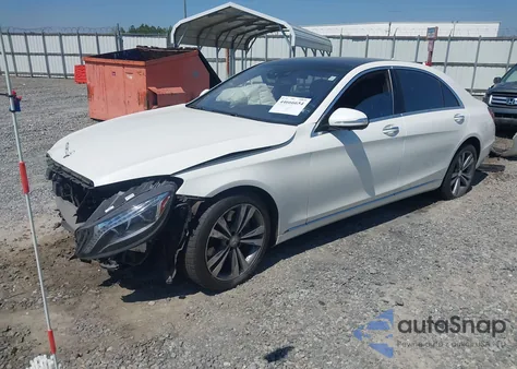 2016 Mercedes-Benz S 550 4Matic из США, поврежденный, VIN WDDUG8FB9GA227461